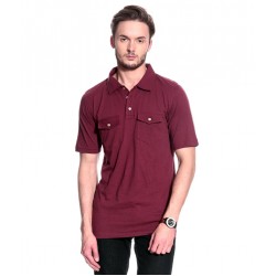 T10 Sports Slub Polo T10000304 (Maroon)